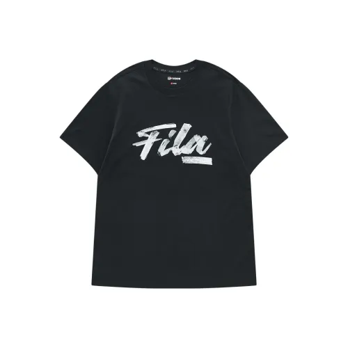 FILA FUSION T Рубашка Мужская Темно-Черная