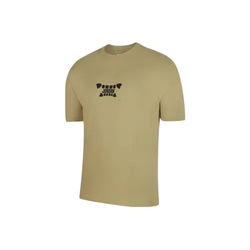 JORDAN Пшеница Травяной зеленый Мужской T-рубашки