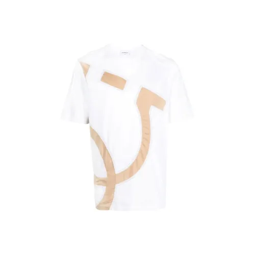 FERRAGAMO SS22 T Рубашка Мужская Белая