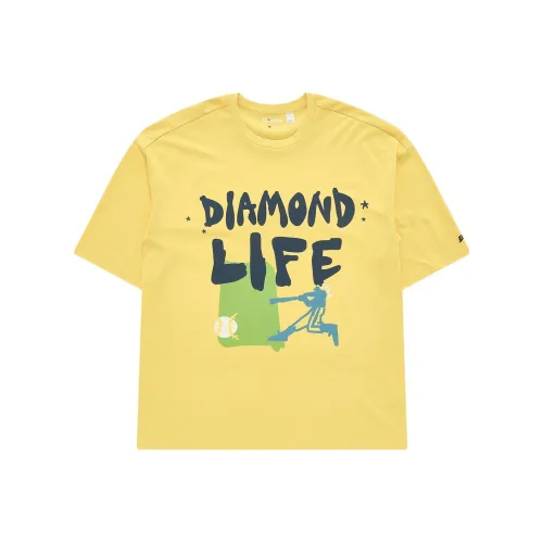 FILA FUSION Baseball серия T-рубашка Унисекс ОСЕНЬ Harvest Yellow