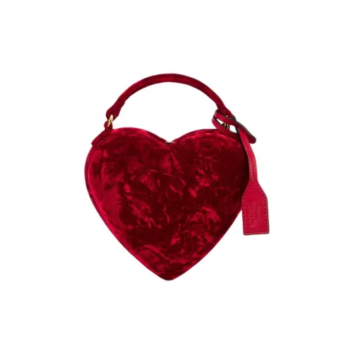 MOSCHINO Вискоза Сердце-Формированная Сумка Сумка через плечо Сумка Женская Красная