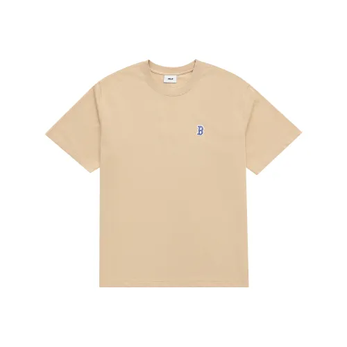 Mlb Base Logo Комплект с рукавами T-рубашка унисекс песочно-коричневый