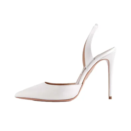 AQUAZZURA Высокие каблуки Белый Женские