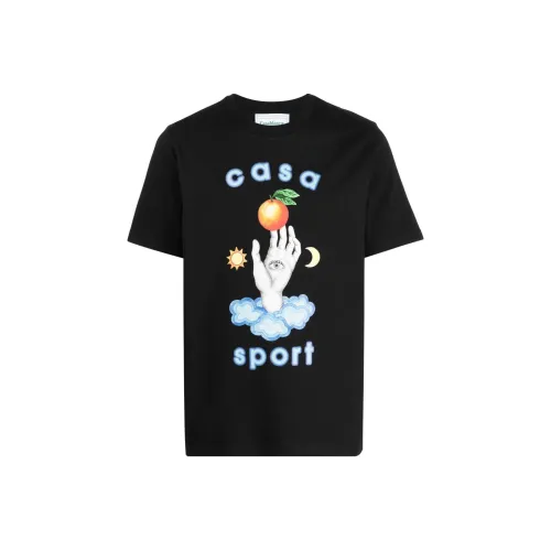 CASABLANCA Черные Мужские T-рубашки