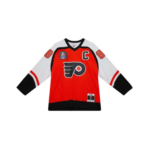 Mitchell Ness Red Men's T-Shirts Mitchell Ness Красные Мужские Футболки