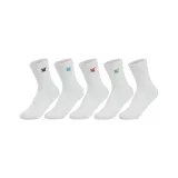 5 пачек (Белый Черный + Белый Синий + Белый Красный + Белый Зеленый + Белый Розовый)