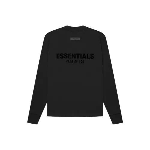 Fear of God Essentials SS22 Черные Унисекс Т-рубашки