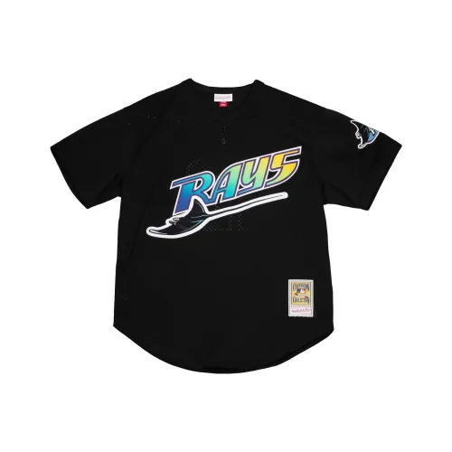 MITCHELL NESS T-Shirt Мужской Черный