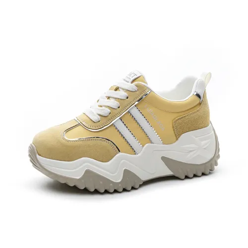 PLO CART Легкие и Дышащие Низкие Топ Кроссовки с Толстой Подошвой Женские