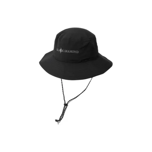 Черный бриллиант нейлон шляпы ведра женские черный