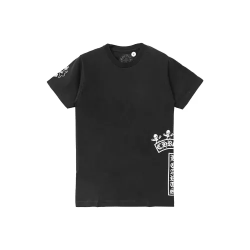 Chrome Hearts Мужские черные футболки