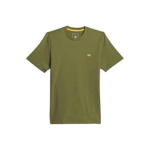 Adidas Originals Adidas x MARK GONZALES Сосновый зеленый Мужская футболка с коротким рукавом