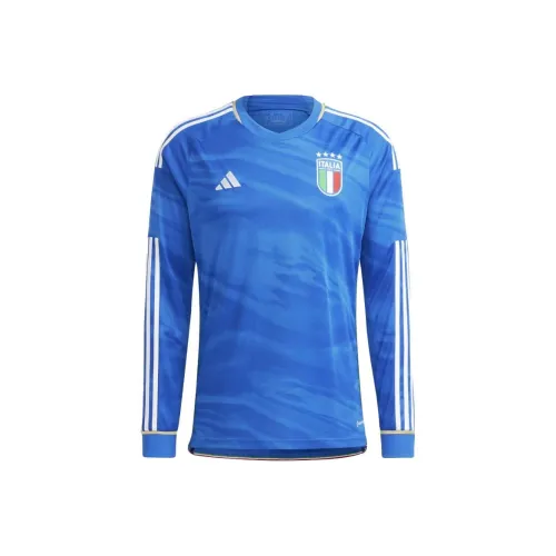 Adidas Blue Men's T-Shirts Adidas Синий Мужские Футболки