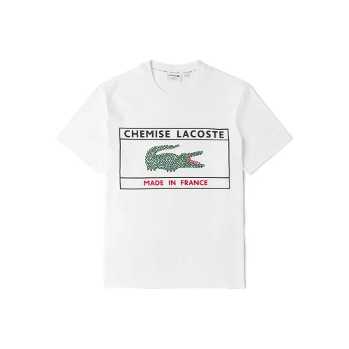 LACOSTE Collaboration Белая Мужская Футболка