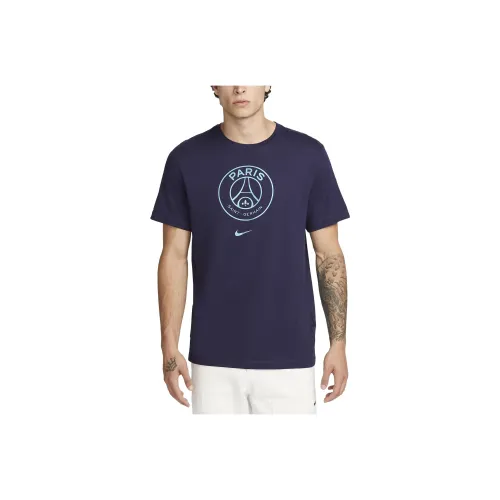Nike Blue Men's T-Shirts Найк Синий Мужские Футболки