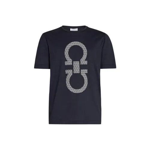 Ferragamo Мужские черные T-рубашки