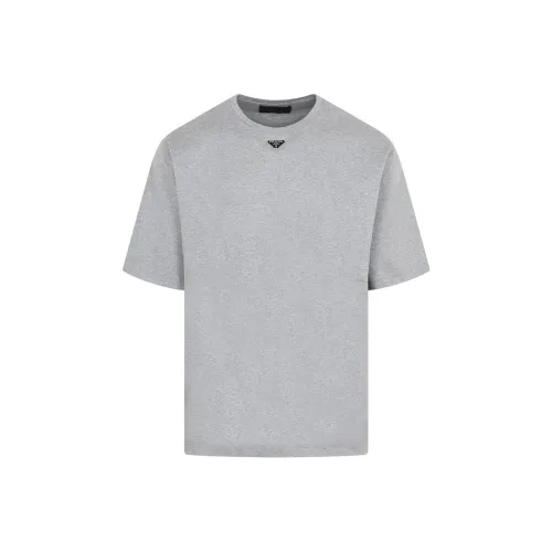 PRADA Серые Мужские T-Рубашки