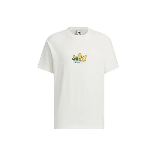 Adidas Originals T-Shirt Мужской Нефрит Белый