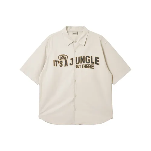 JACK&JONES C00 Экрю Мужские Рубашки