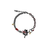 Черный браслет в форме бутылки вина*1