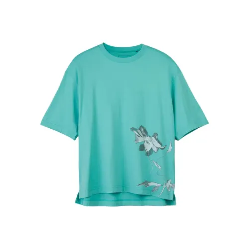 Y 3 Синяя Унисекс Футболка