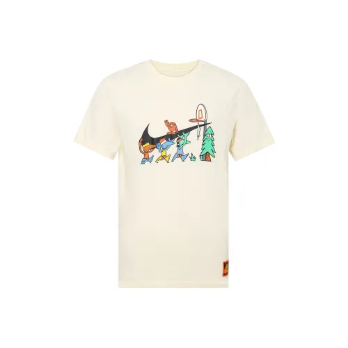 Nike Dri Fit Хаки Мужские T-рубашки