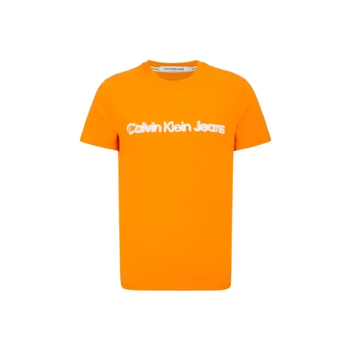 Calvin Klein T-Shirt Мужской Оранжевый