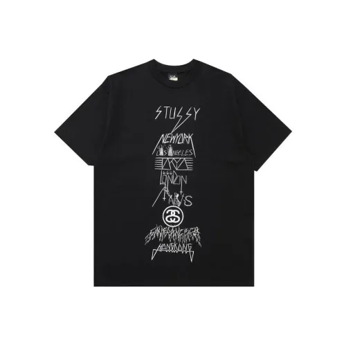 Stussy Черные Мужские T-Рубашки