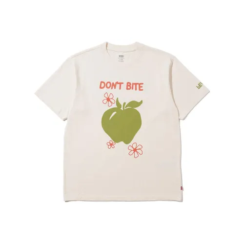 Levis Белая Унисекс Футболка