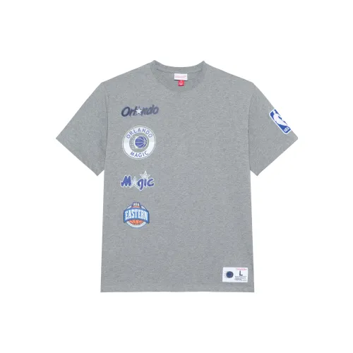 Mitchell Ness Серый Унисекс Футболки