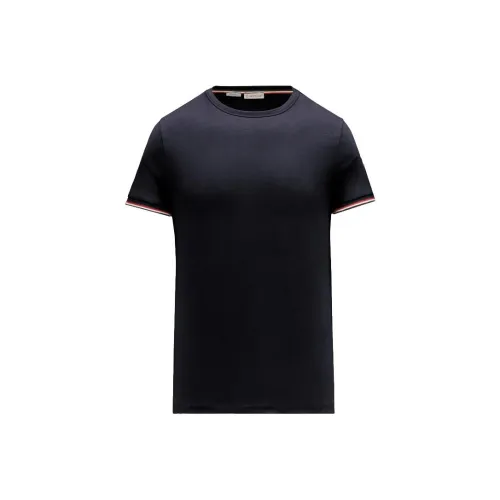 Moncler SS24 T-Shirt Унисекс Полуночный синий
