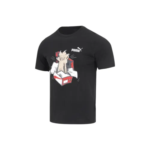 PUMA Мужская черная футболка