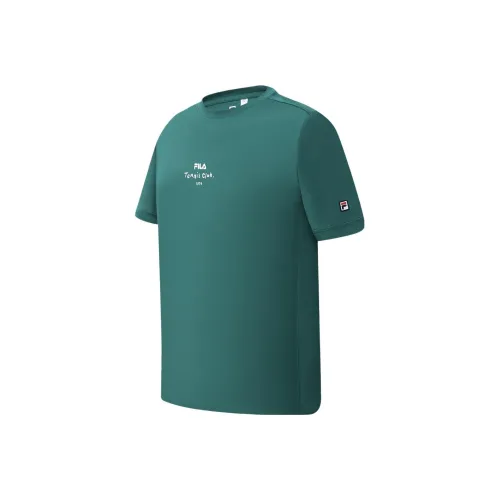 FILA T Рубашка Мужская Кошачий глаз Зеленая