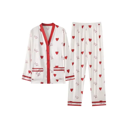WUSE Белый Женские Пижамные Комплекты