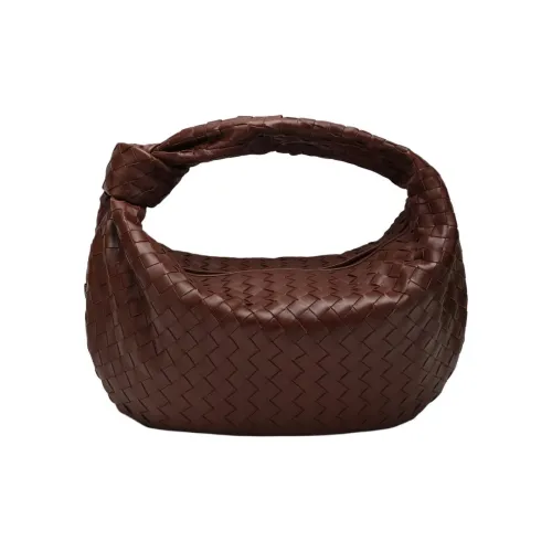 Bottega Veneta Jodie Lambskin Bag Regular Women's Brown