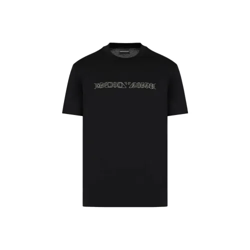 EMPORIO ARMANI SS24 T Рубашка Мужская Черная