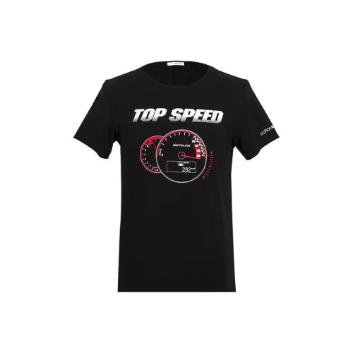 COTTON REPUBLIC Мужские черные футболки