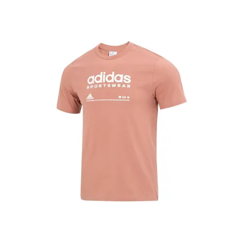 Adidas Коричневый Мужской T-Shirt