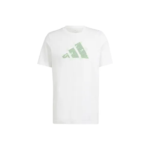 Adidas AEROREADY Теннис Логотип Slam Tee T Рубашка Мужская Белая