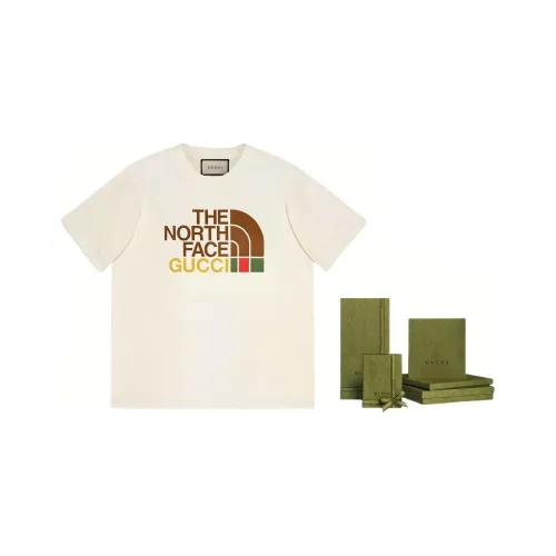 GUCCI X The North Face T-Shirt Мужской Gift Box Set Айвори Белый