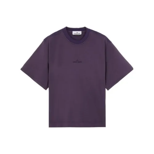 Stone Island Смешанная ткань HYPE TC Series Ink Синий Мужская T-рубашка