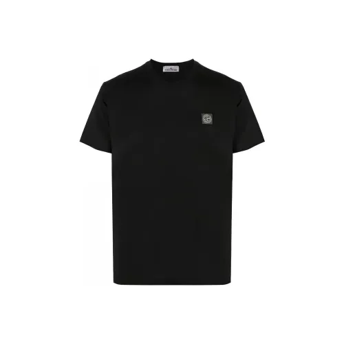 Stone Island Черные Мужские T-Рубашки
