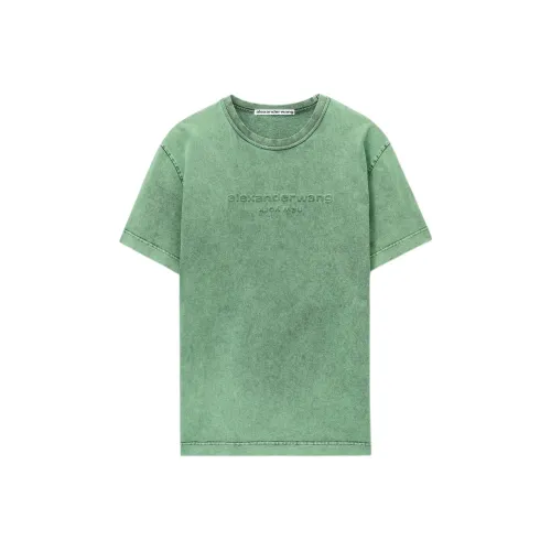 Alexander Wang SS24 T Рубашка Унисекс Ферн Зеленый