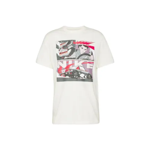 Nike Айвори Белый Мужская T-Рубашка