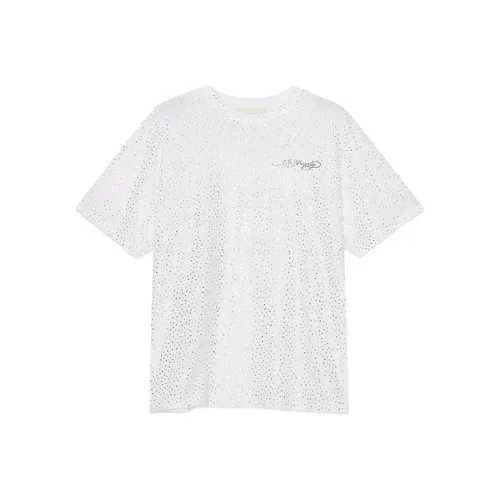 Ed Hardy SS24 T Рубашка Мужская Белая