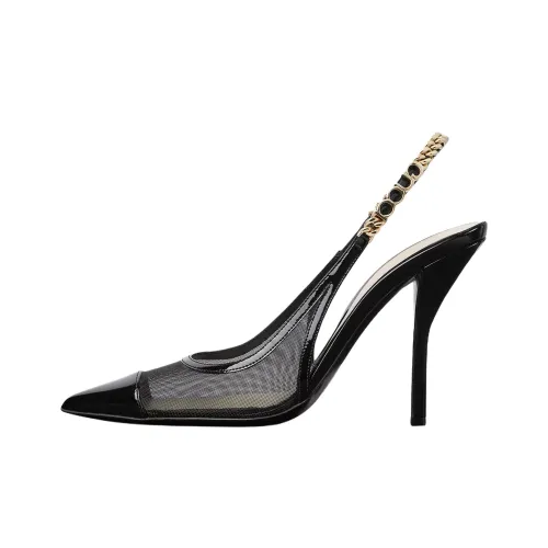 GUCCI Signoria Узкий каблук Высокие каблуки 10,5 см Женские Черный