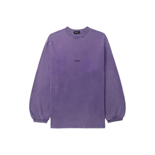 WE11DONE SS24 T-Shirt Унисекс Фиолетовый