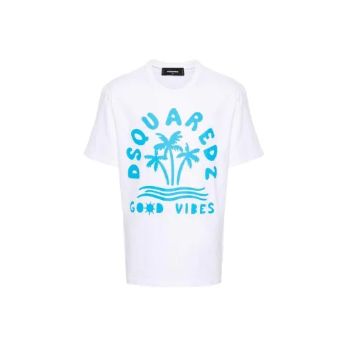 DSQUARED 2 SS24 T Рубашка Мужская Белая