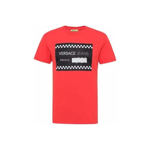 VERSACE JEANS Red Мужская T-рубашка