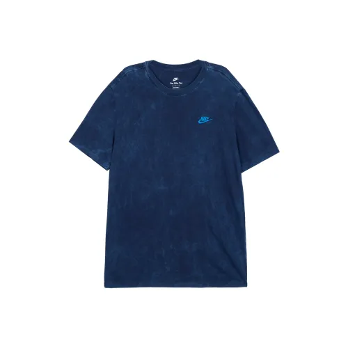 Nike T-Shirt Мужская Темно-Синяя